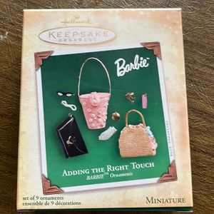 Hallmark Keepsake Adding the Right Touch Barbie ornament